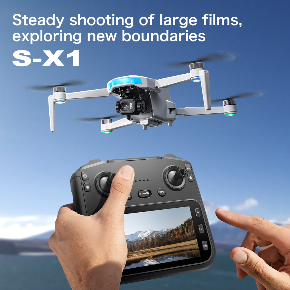 Original S-X1 GPS Drone 8KHD p - огляд і ціна Drone Gimbal 3 Axis