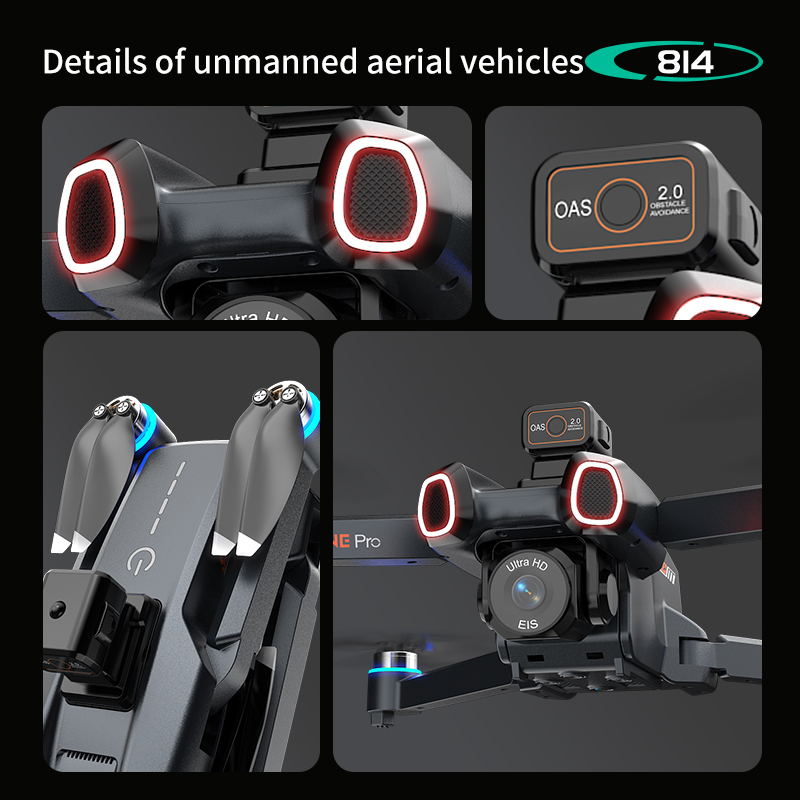 814 drone profissional 4K HD C - огляд і ціна Drone Gimbal Brushless